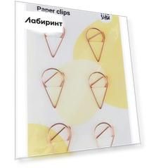 Скрепки фигурные Drops, 6 штук