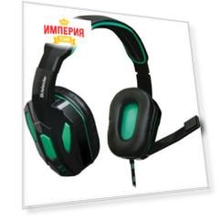 Компьютерная гарнитура Defender Warhead G-275 зеленый/черный (64122)