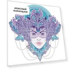 Кристальная (алмазная) мозаика "ФРЕЯ" 50х50 см "Богемный стиль"