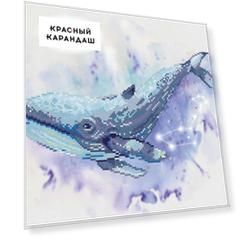 Кристальная мозаика (алмазная вышивка) ФРЕЯ "Кит" 40х30 см