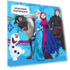 Набор для раскрашивания по номерам (на картоне) "ФРЕЯ" 30х40 см №01 "Холодное сердце"