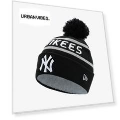 New Era Jake Cuff Knit Neyyan, Черный, размер Без размера