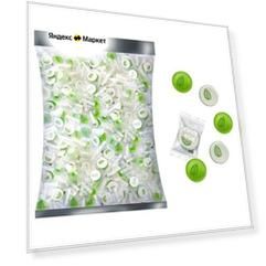 Карамель леденцовая "Smile Candy Mint" ментоловый вкус, 1000гр