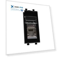 Розетка компьютерная DKC 4402361 RJ-45 модульная, кат.5е экранированная, "Черный квадрат", 1 модуль, "Avanti"