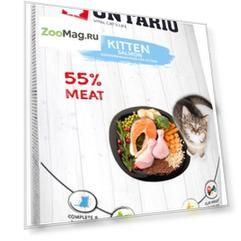 Ontario Kitten Salmon / Сухой корм Онтарио для Котят с Лососем