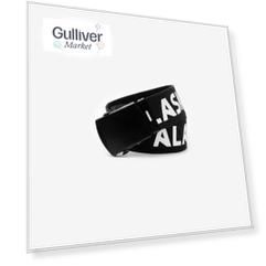 Пояс из хлопковой тесьмы черный Gulliver