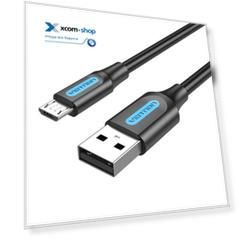 Кабель интерфейсный Vention COLBG USB 2.0 AM/micro B 5pin - 1.5м черный