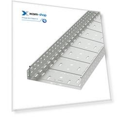 Лоток листовой перфорированный DKC 35306ZL (ШxВxД) 400x80x3000 мм, сталь, цинк-ламель, "S5 Combitech" (уп/4 шт)