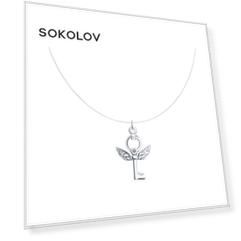 Колье SOKOLOV из серебра с фианитом
