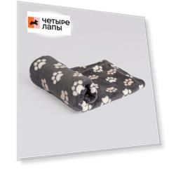Rurri Плед для кошек и собак Лапки розовые, 75х50 см