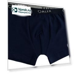 Трусы детские Alex Textile Boxer для мальчиков темно-синие Размер 3-4