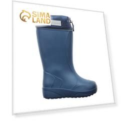 Сапоги женские с надставкой и утеплителем ICE Land «Барбара» Д543-НУ, -60°С, размер 40-41, цвет синий