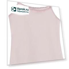 Майка детская Alex Textile для девочек на лямках розовая Размер 5-6