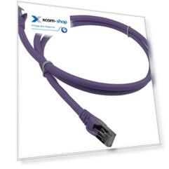 Кабель патч-корд F/UTP 6A кат. 10м Lanmaster LAN-PC45/S6A-10-VI фиолетовый
