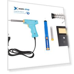 Набор Rexant ZD-303-A для пайки (паяльник импульсный 30/70 Вт, оловоотсос, подставка, припой) (12-0164)