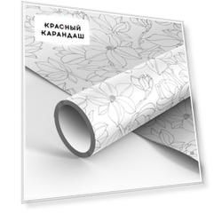 Упаковочная бумага глянцевая MESHU "Magnolias" 70*100 см, 90 г