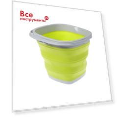 Квадратное складное ведро BRADEX