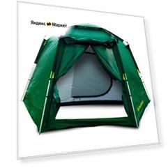 Палатка кемпинговая четырёхместная Talberg Grand 4, зеленый