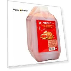 Соус сладкий чили для курицы Aroy-D, 5,4 кг