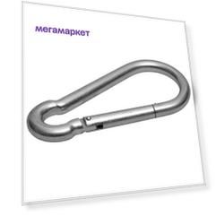 ЗУБР 4 мм, 1 шт., оцинкованный, карабин DIN 5299С 304546-04