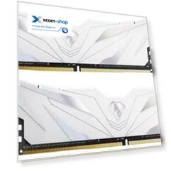 Модуль памяти DDR4 16GB (2*8GB) Netac NTSWD4P36DP-16W Shadow II PC4-28800 3600MHz CL18 1.35V white with radiator