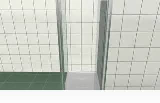 Установка душевого уголка Wasserkraft Berkel