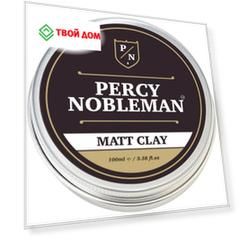Глина для укладки Percy Nobleman Matt Clay Матовая 100 мл