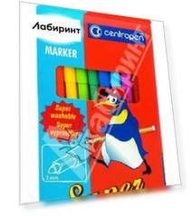 Фломастеры суперсмываемые (10 цветов, треугольные) (2570/10)