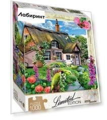 Puzzle-1000 "Розовый коттедж"
