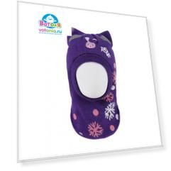 Шапка-шлем Reike Funny Bunny для девочки фиолетовый, р.46