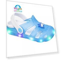 Туфли Mursu для мальчика, открытые синий, р.30