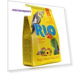 Сухой корм для средних попугаев RIO Parakeets, основной рацион, 1 кг