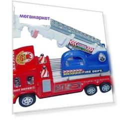 Инерционная игрушка Zhorya Пожарная машина с подъемником