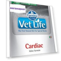Сухой корм для кошек Farmina Vet Life Cardiac, курица, 0,4кг