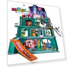 Большой игровой набор Playmates "Черепашье логово", серия ROTMNT