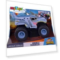 Машинка-трансформер Hot Wheels Monster Trucks Мега Рекс