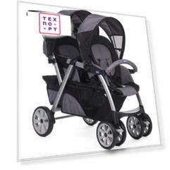 Коляска для двойни Chicco Together Coal