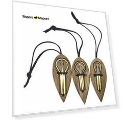 VB-4.3 Деревянный футляр "лист" для варганов 70-85мм, Мозеръ