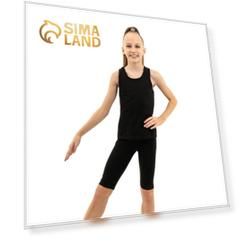 Майка-борцовка Grace Dance, р. 42, цвет чёрный