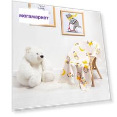 Плед Крошка Я Bananas, 90х90 см, бежевый