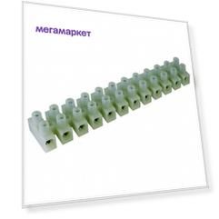 Клеммник Полипропилен белый,12р,85°С,450V,24A,2.5мм.кв. | код. 43112PL/B | DKC ( 1шт. )
