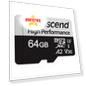 Карта памяти Transcend microSD 64GB TS64GUSD330S (без адаптера)