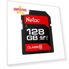 Карта памяти Netac SDHC 128Gb Class 10 UHS-I P600 (NT02P600STN-128G-R)