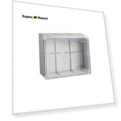 Iek UKO10-100-100-050-K51-55 Коробка КМ41330 распаячная для о п 100х100х50 мм IP55 RAL7035, гермовводы PG9 5 шт