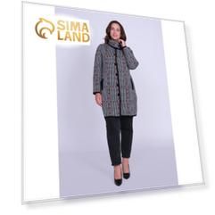 Кардиган женский, размер 56, цвет черно кофейный