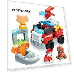 Конструктор Mega Bloks Щенячий Патруль, пожарная машина