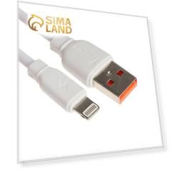 Кабель ONE DEPOT DP-S01, Lightning - USB, 2.4 А, 1 метр, белый