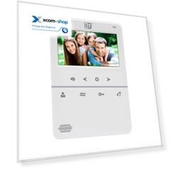 Монитор Space Technology ST-M100/4 (S) БЕЛЫЙ видеодомофона, 4” TFT LCD, цветной, 480*272, CVBS, интерком: дуплекс, АС 100-240В (встроенный БП), монтаж