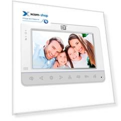 Монитор Space Technology ST-M101/7 (S/SD) БЕЛЫЙ видеодомофона, 7” TFT LCD, цветной, 800*480, CVBS, интерком: дуплекс, запись фото/видео, АС 100-240В (