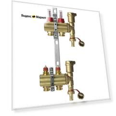 Danfoss Комплект коллекторов Danfoss FHF-2F set, 2 контура